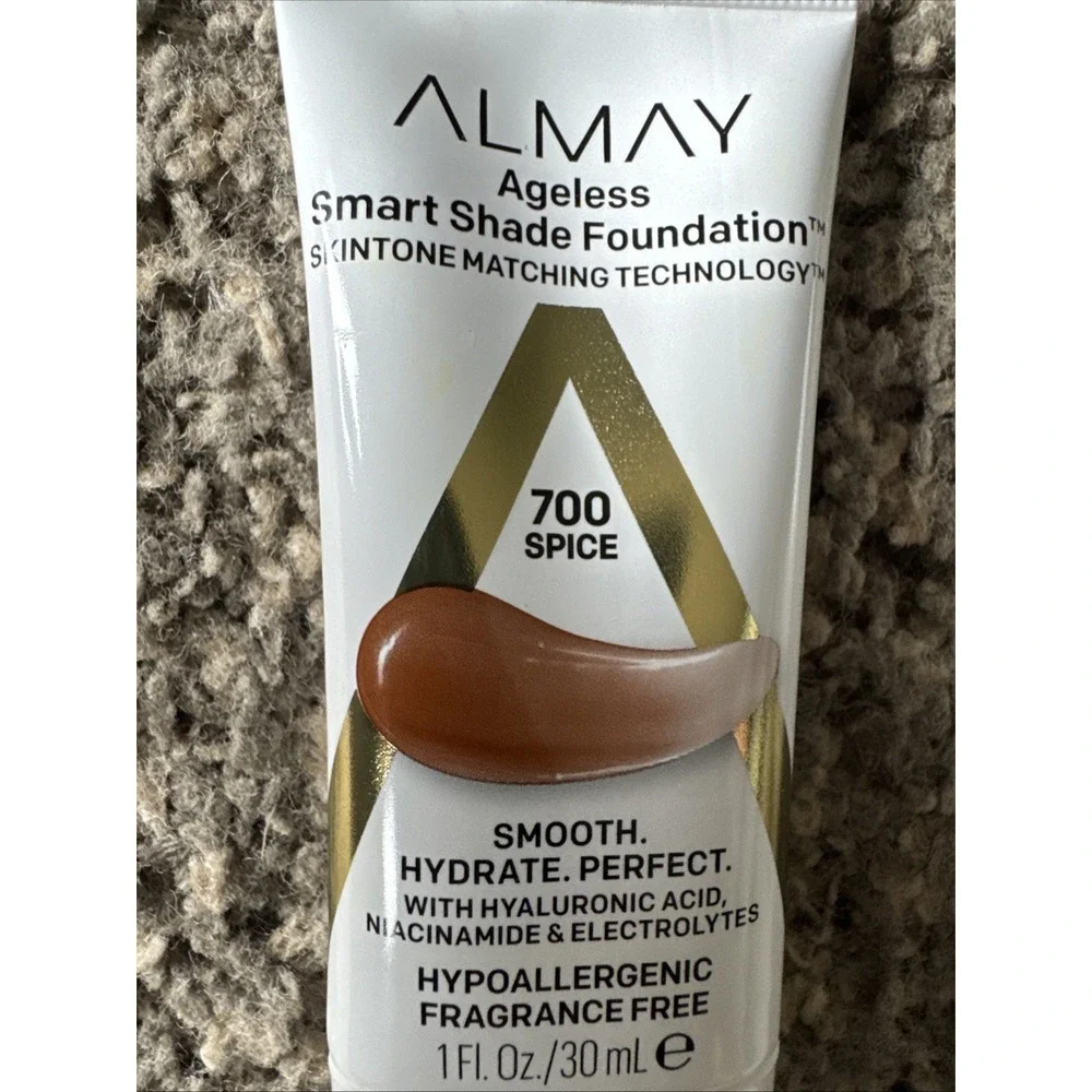 3 Almay Ageless Smart Shade Foundation New 1 fl oz Each 700 - Spice